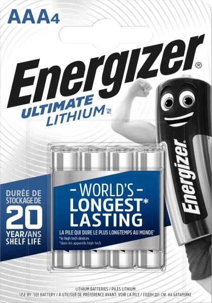 ENERGIZER Ultimate Lithium AAA 4er-Blister