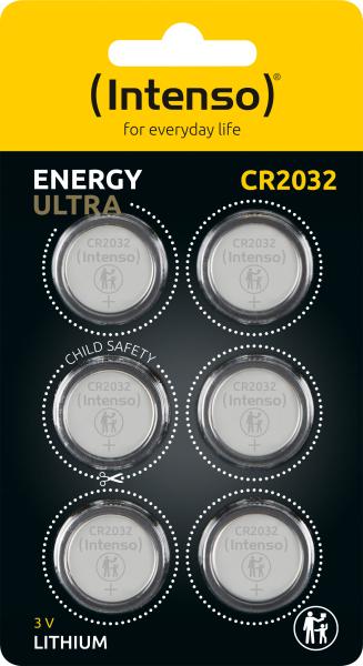 INTENSO Knopfzelle CR2032 3V 6er Pack