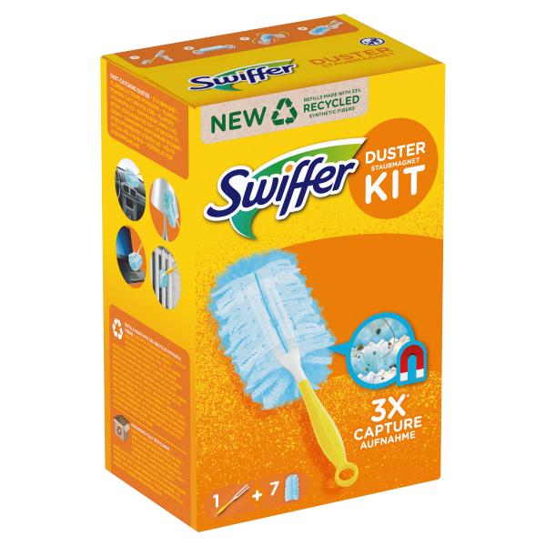 Swiffer Staubmagnet Starterset (Griff + 7 Tücher)