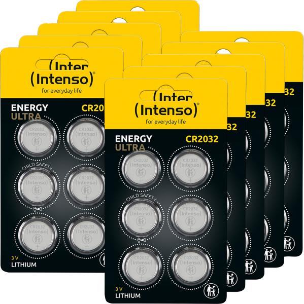 INTENSO Knopfzelle CR2032 3V 60er Pack