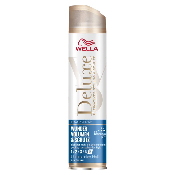 Wella Deluxe Haarspray Wunder 250 ml – Volumen, flexibler Halt & Feuchtigkeitsschutz