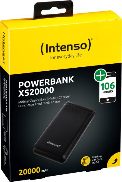 INTENSO Akku Powerbank XS20000 20.000mAh schwarz